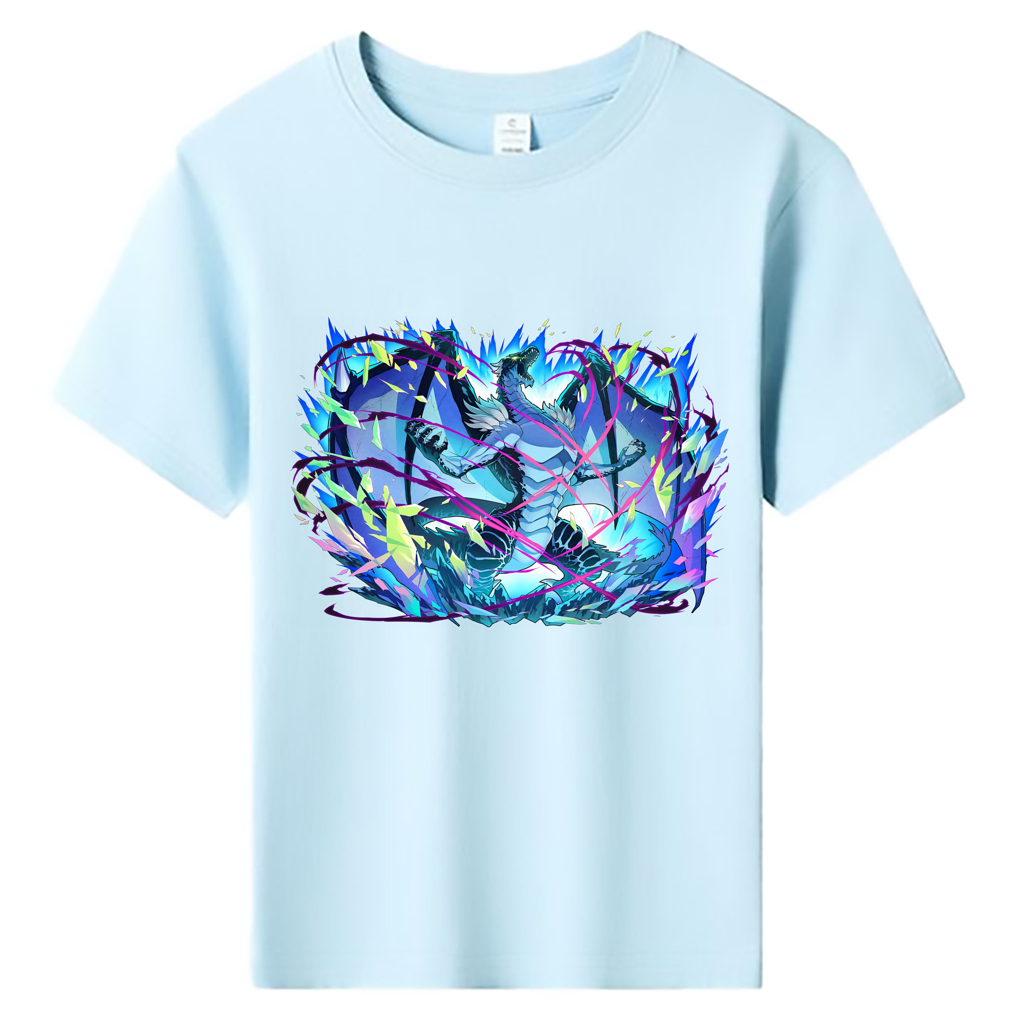 （画像用） 転スラ Regarding Reincarnated to Slime 綿100％キッズTシャツ（フロントプリント）